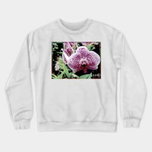 Retro Purple Orchid Crewneck Sweatshirt